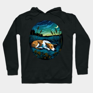 The Starry Night Dog - Vincent Van Gogh Hoodie